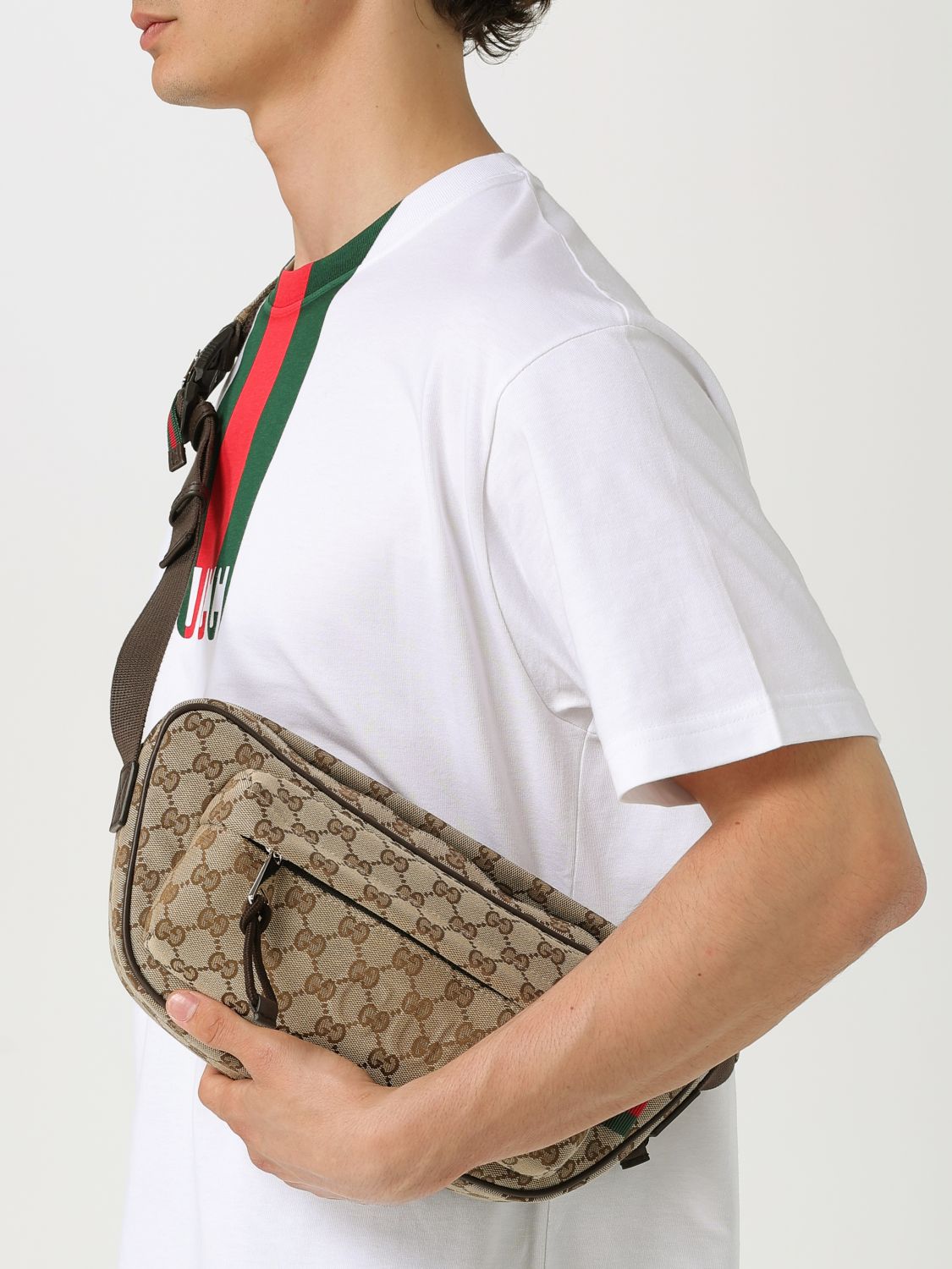 Gucci Belt Bag Men Beige by Luosophy