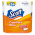 Scott ComfortPlus Toilet Paper, 6 Mega Rolls, 310 Sheets per Roll, Septic-Safe, 1-Ply Toilet Tissue  DestGlow