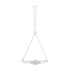 .925 Sterling Silver Diamond Cushion Frame Heart-Sides Twist 4â€-10â€ Adjustable Bolo Tennis Bolo Bracelet (I-J Color, I3 Clarity) by Bids.com