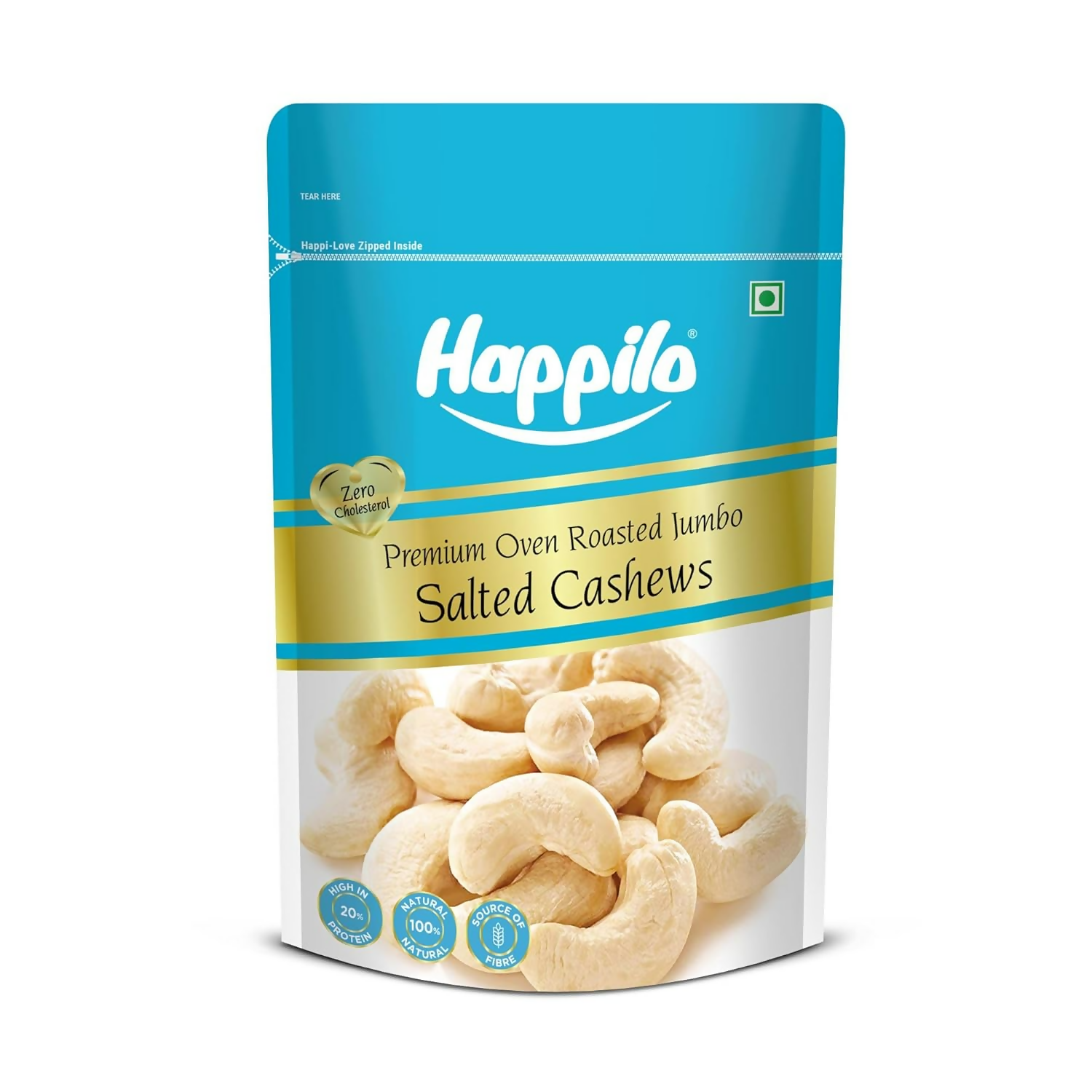 Happilo Premium Roasted and Salted Cashews/Kaju