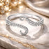 S925 Sterling Silver 0.2cm Platinum Plated Ring by Bids.com