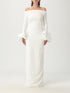 Solace London Dress Woman Cream by Luosophy
