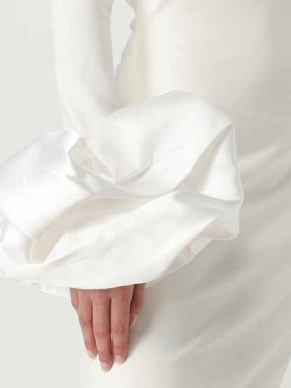 Solace London Dress Woman Cream by Luosophy