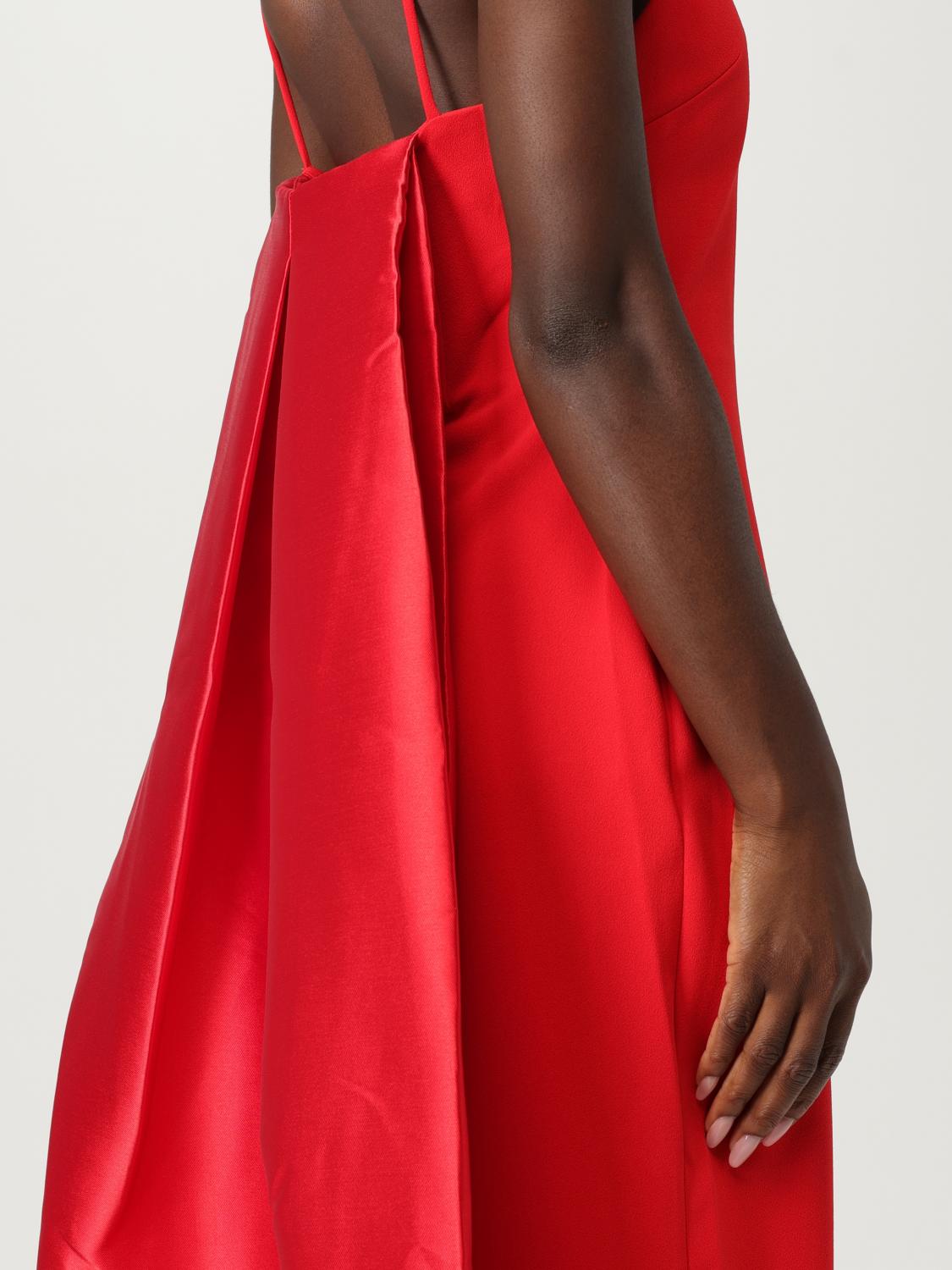 Solace London Dress Woman Red by Luosophy