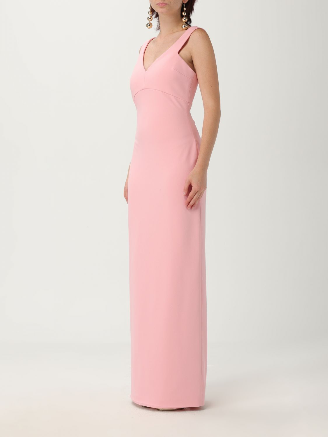 Solace London Dress Woman Pink by Luosophy