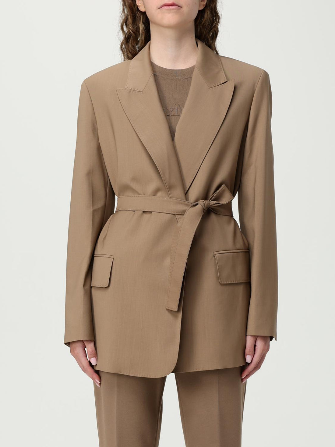 Max Mara Jacket Woman Brown by Luosophy