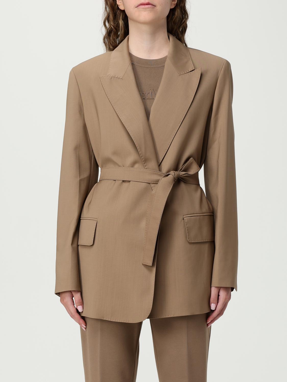 Max Mara Jacket Woman Brown by Luosophy