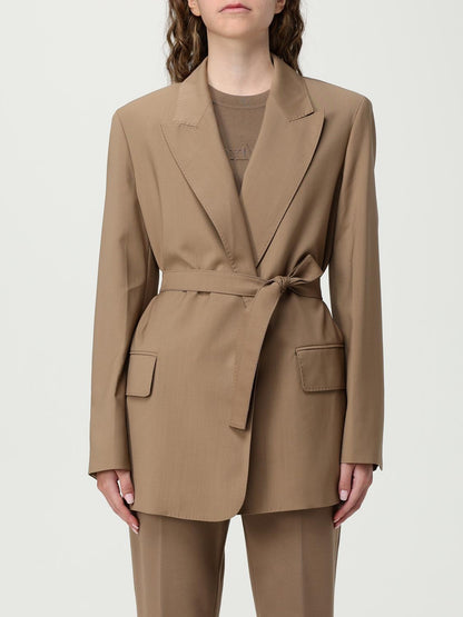 Max Mara Jacket Woman Brown by Luosophy