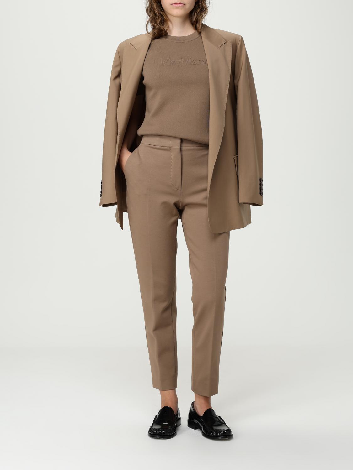 Max Mara Jacket Woman Brown by Luosophy