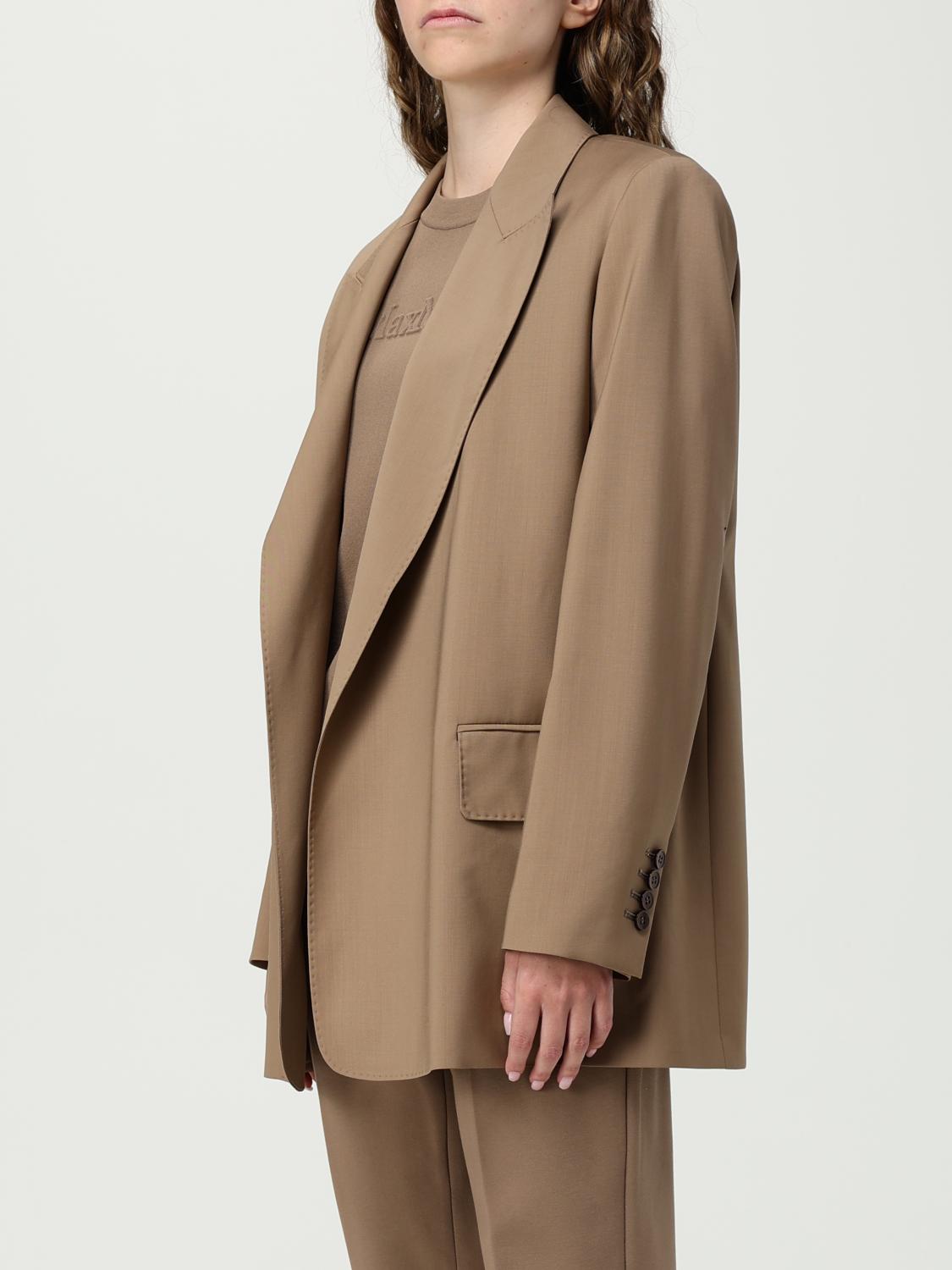Max Mara Jacket Woman Brown by Luosophy