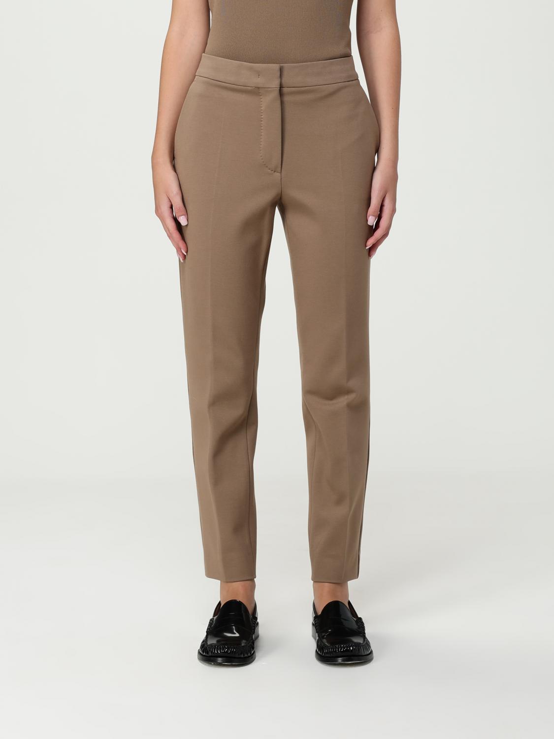 Max Mara Pants Woman Camel by Luosophy