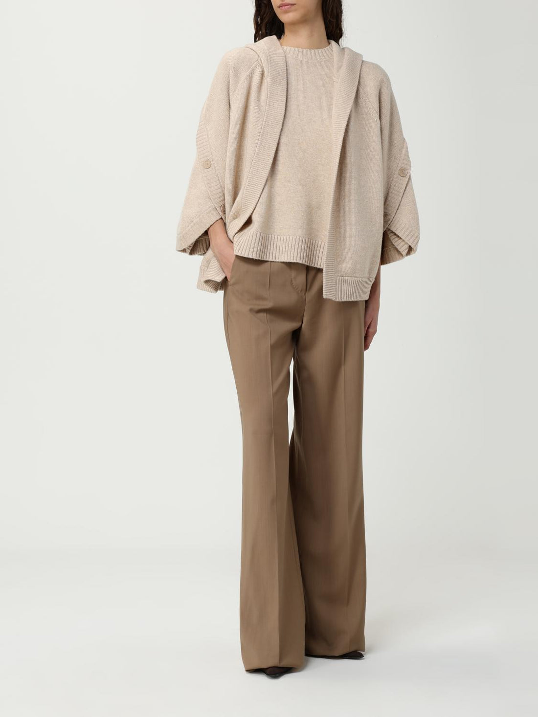 Max Mara Sweater Woman Sand by Luosophy