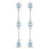 2.16 Carat Genuine Blue Topaz .925 Sterling Silver Earrings by Bids.com