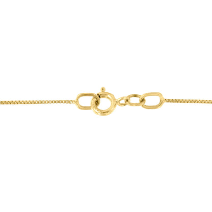Espira 10K Yellow Gold .03 Cttw Diamond-Accented Round-Cut Diamond Swirl Open Heart 18" Pendant Necklace (I-J Color, I2-I3 Clarity) by Bids.com