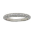Cubic Zirconium Wedding Band Ring Sterling Silver by Bids.com