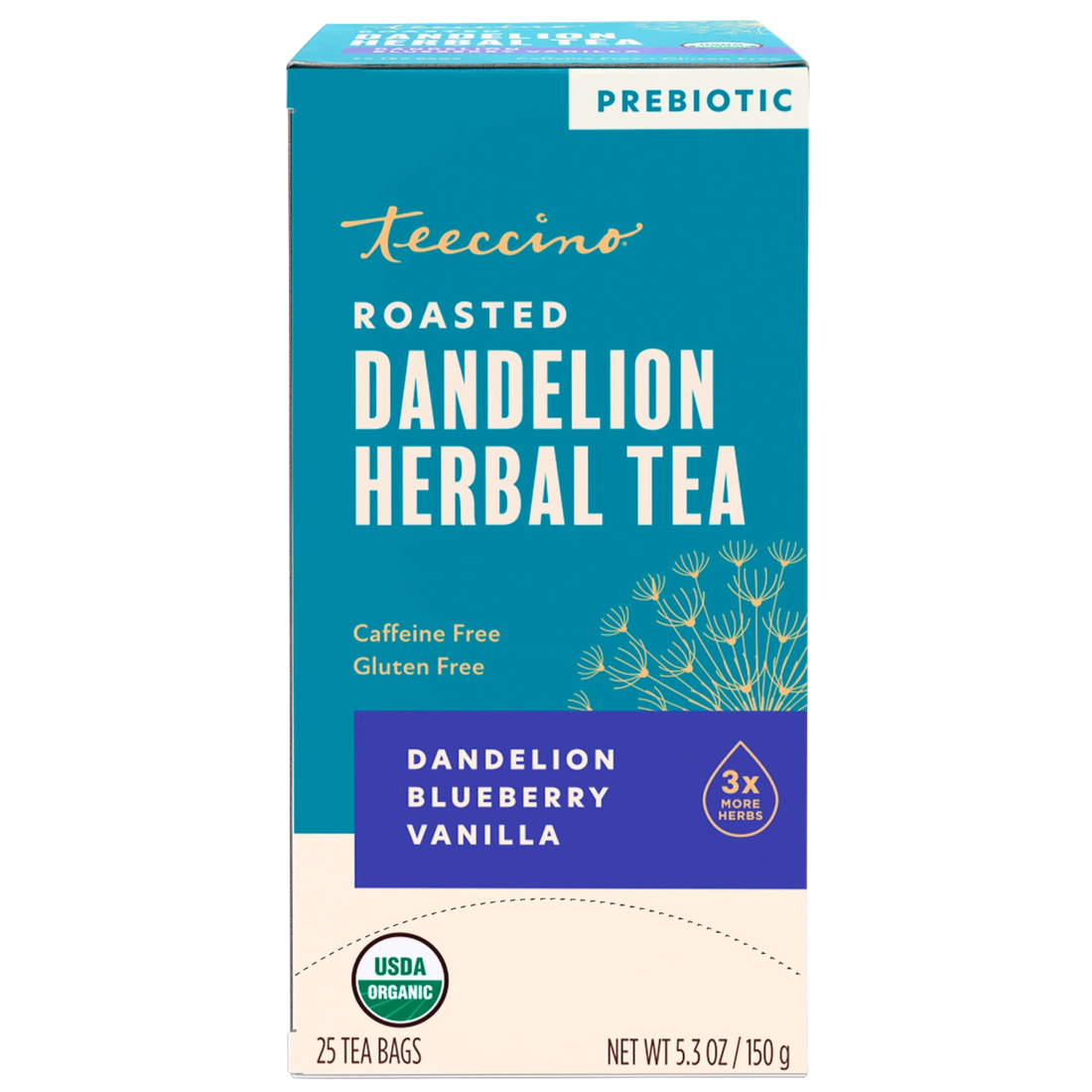 Dandelion Blueberry Vanilla Roasted Herbal Tea  DestGlow