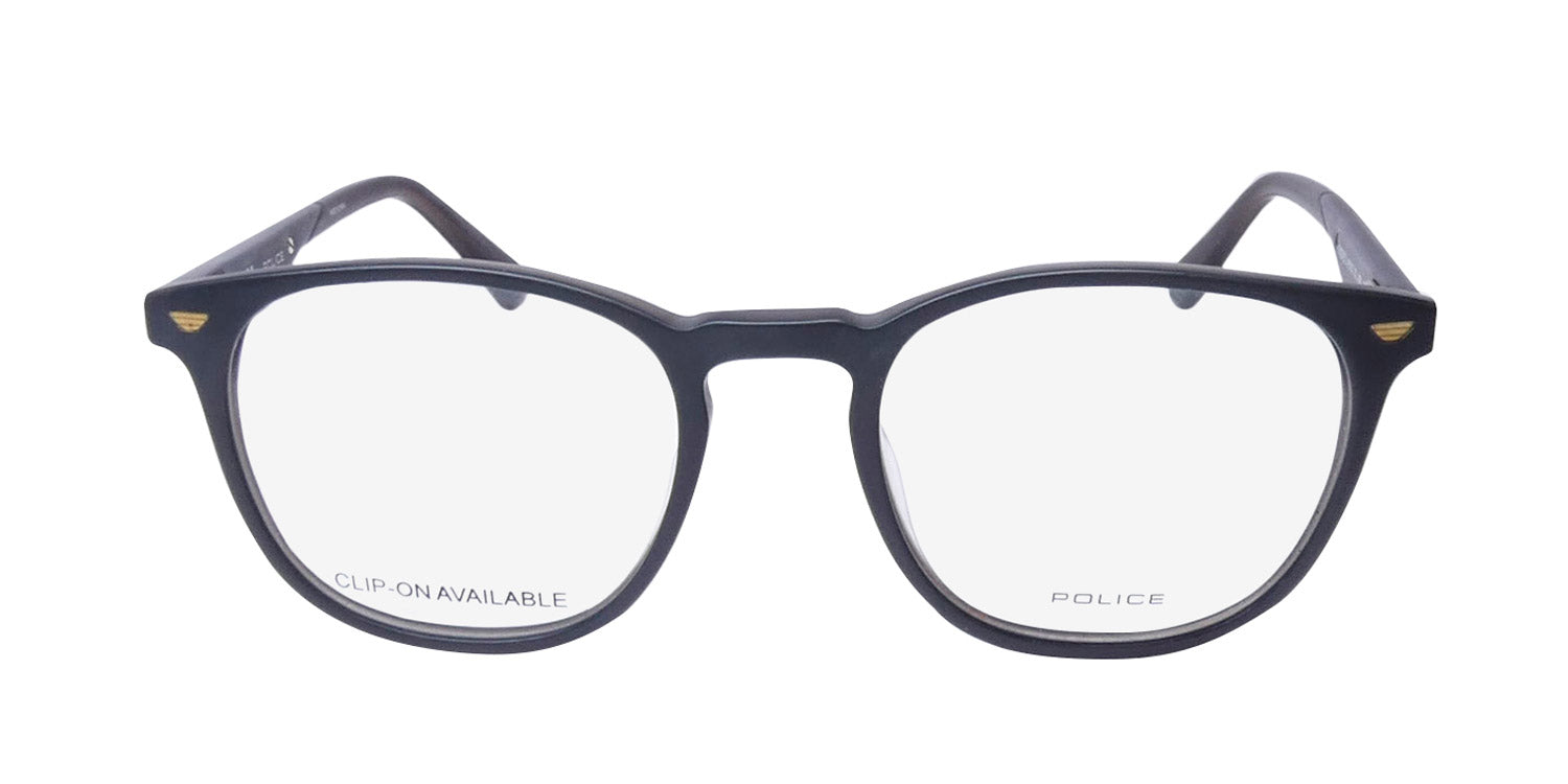 Police Vplf02 Groove 2 Clip-On Eyeglasses by ModaFrames