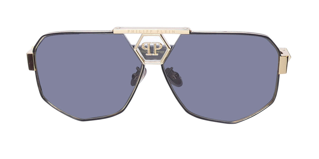 Philipp Plein Spp107 Plein Badge Sunglasses by ModaFrames