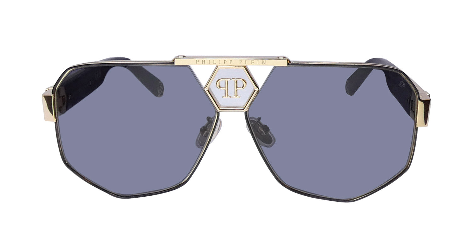 Philipp Plein Spp107 Plein Badge Sunglasses by ModaFrames