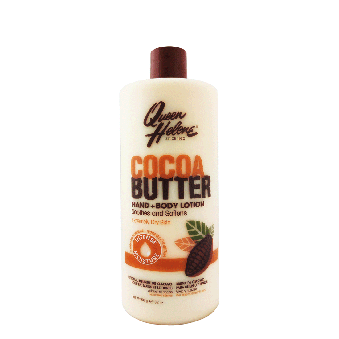 Queen Helene Cocoa Butter Hand + Body Lotion 16 Oz. Bottle by Pasteur Pharmacy