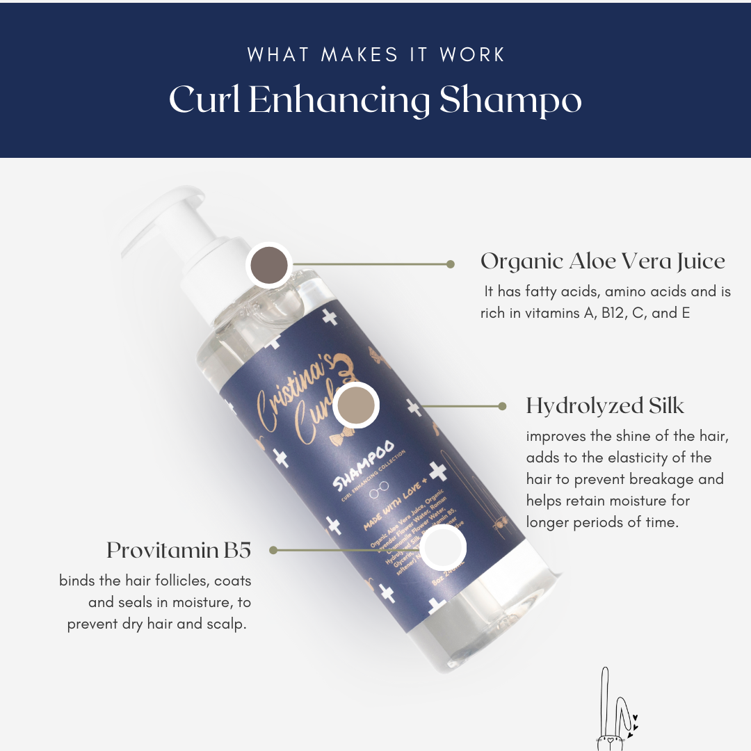 Curl Enhancing Shampoo and Conditioner Set by Cristina&