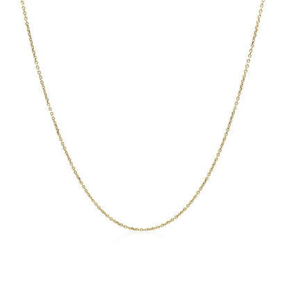 10k Yellow Gold Cable Link Chain (0.50 mm) by Bids.com