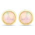 1.00 Carat Genuine Ethiopian Opal .925 Sterling Silver Earrings  DestGlow