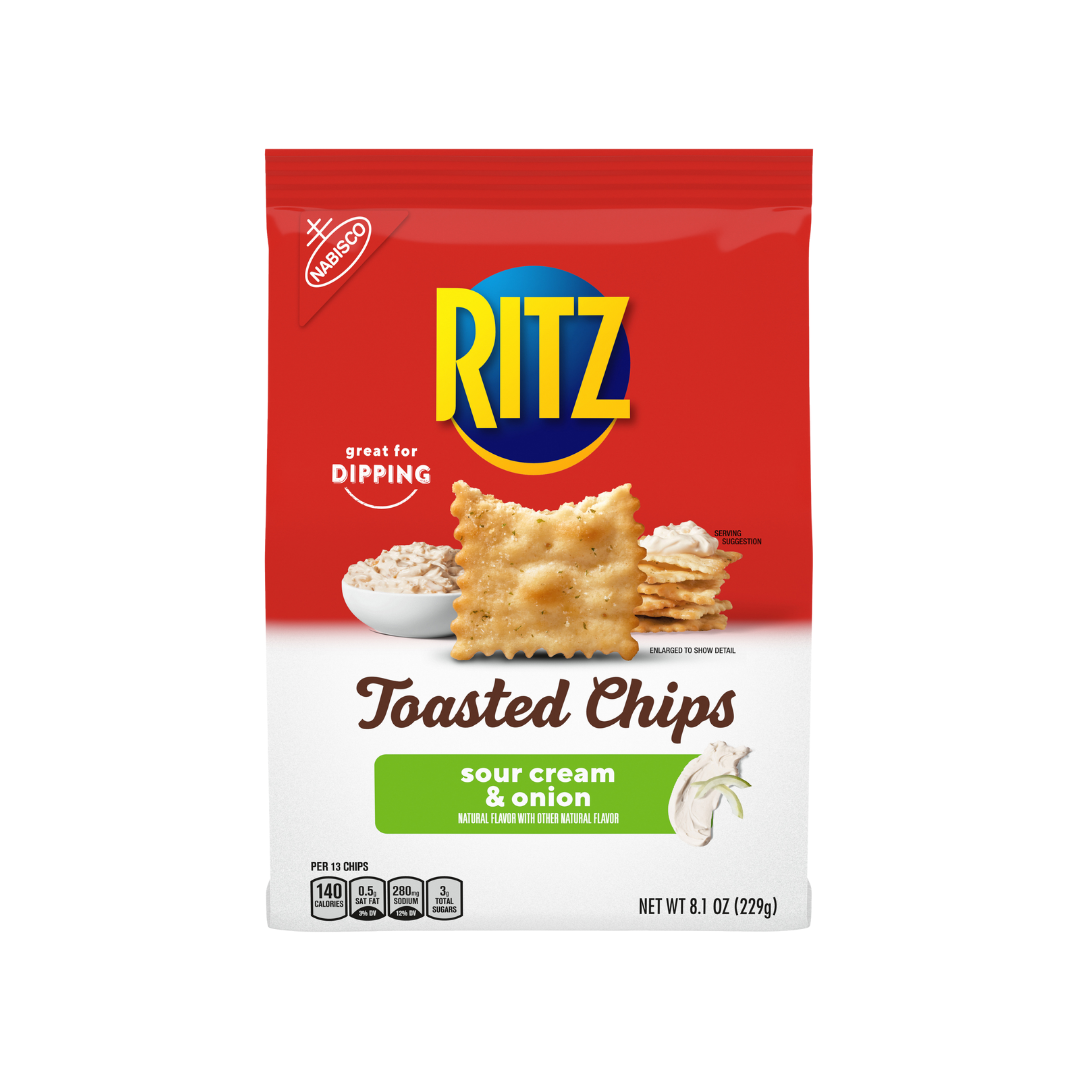 Ritz Toasted Chips Sour Cream &amp; Onion (8.1oz) by Farmacias Savia