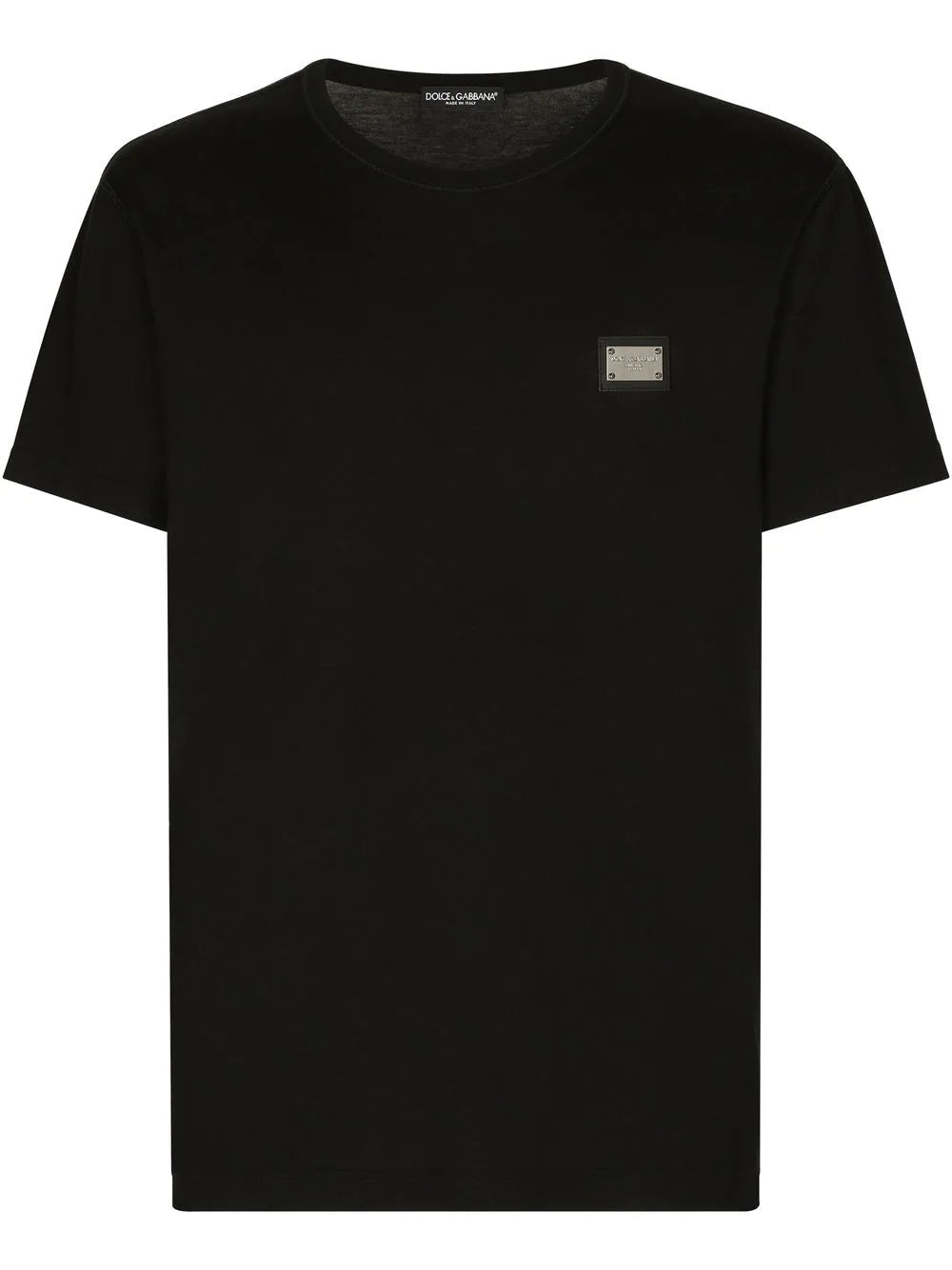 Dolce &amp; Gabbana Men T-Shirt With Logo Plaque by Luosophy