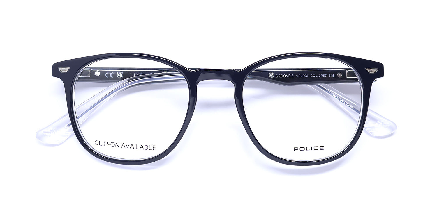 Police Vplf02 Groove 2 Eyeglasses 
