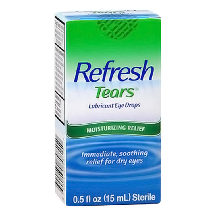 Refresh Lubricant Eye Drops Tears, 2 Bottles 15ml 
