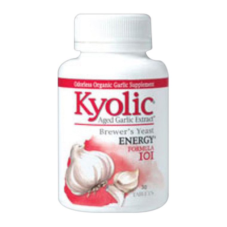 Kyolic Aged Garlic Extract, Brewers Yeast Energy Formula 101 Caplets by Pasteur Pharmacy