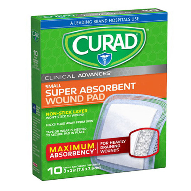 Curad Clinical Advances Super Absorbent Polymer Wound Pad by Pasteur Pharmacy
