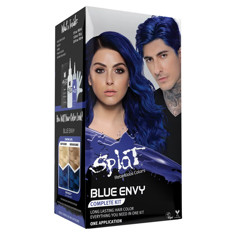 Splat Hair Color, Blue Envy, Complete Kit by Pasteur Pharmacy