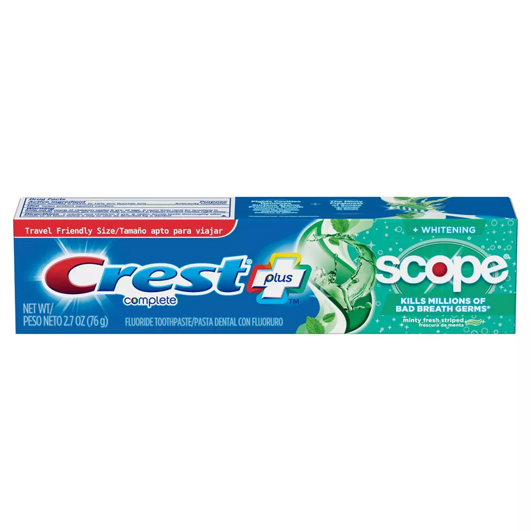 Crest Complete Plus Scope Whitening Fluoride Toothpaste Minty Fresh 2.7 oz by Pasteur Pharmacy