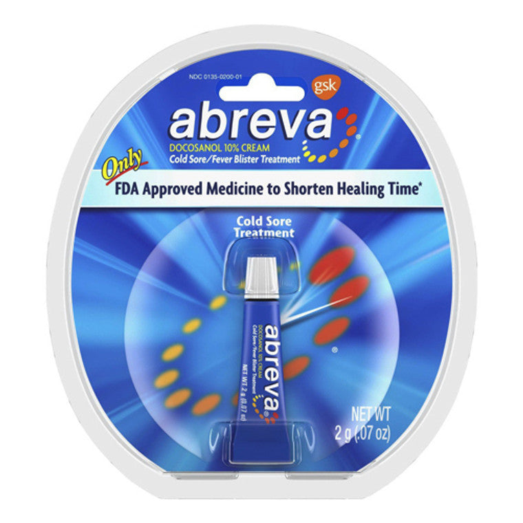 Abreva Cold Sore/Fever Blister Treatment.07-Ounce Tube 