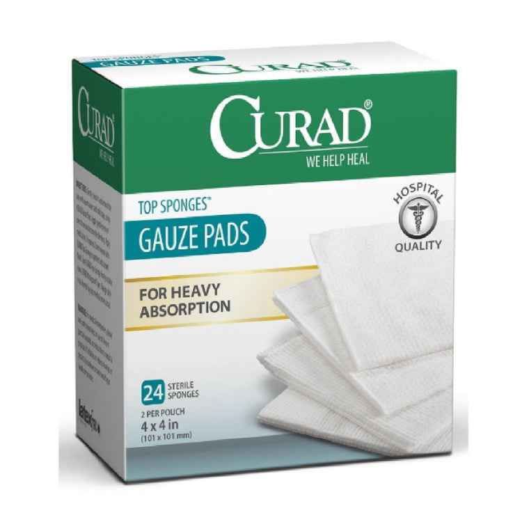 Curad Gauze, Sponge, Post-Op, 4"x4", Sterile