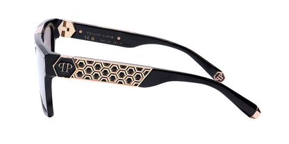 Philipp Plein Spp080 Plein Badge 23kt Gp Sunglasses by ModaFrames