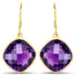 24.60 Carat Genuine Amethyst .925 Sterling Silver Earrings  DestGlow