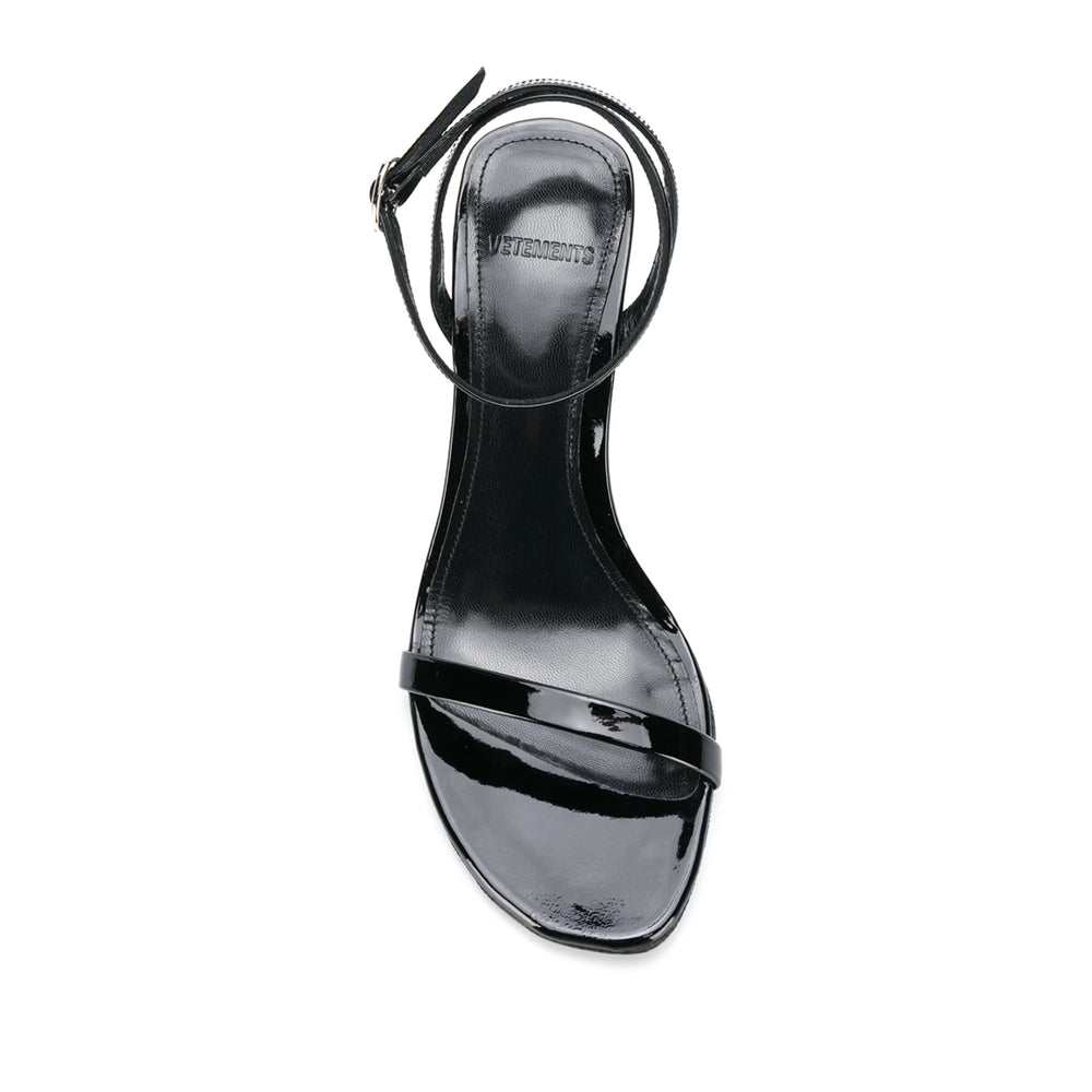 Vetements Black Sandals Women by Luosophy
