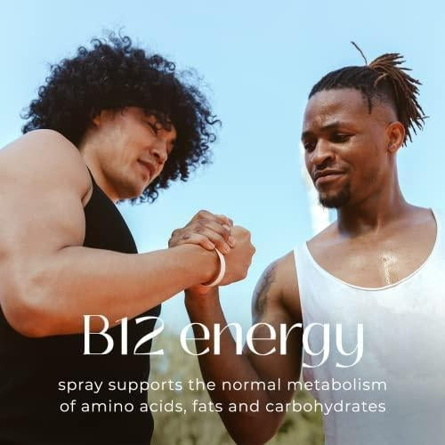 Vitamin B12 Liquid Spray - Energy & Nerve Function Support Drops