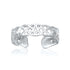 14k White Gold Toe Ring in a Celtic Knot Style  DestGlow