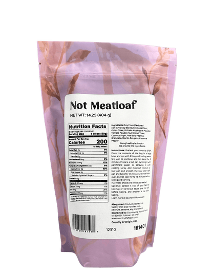 Not Meatloaf by Country Life Natural Foods