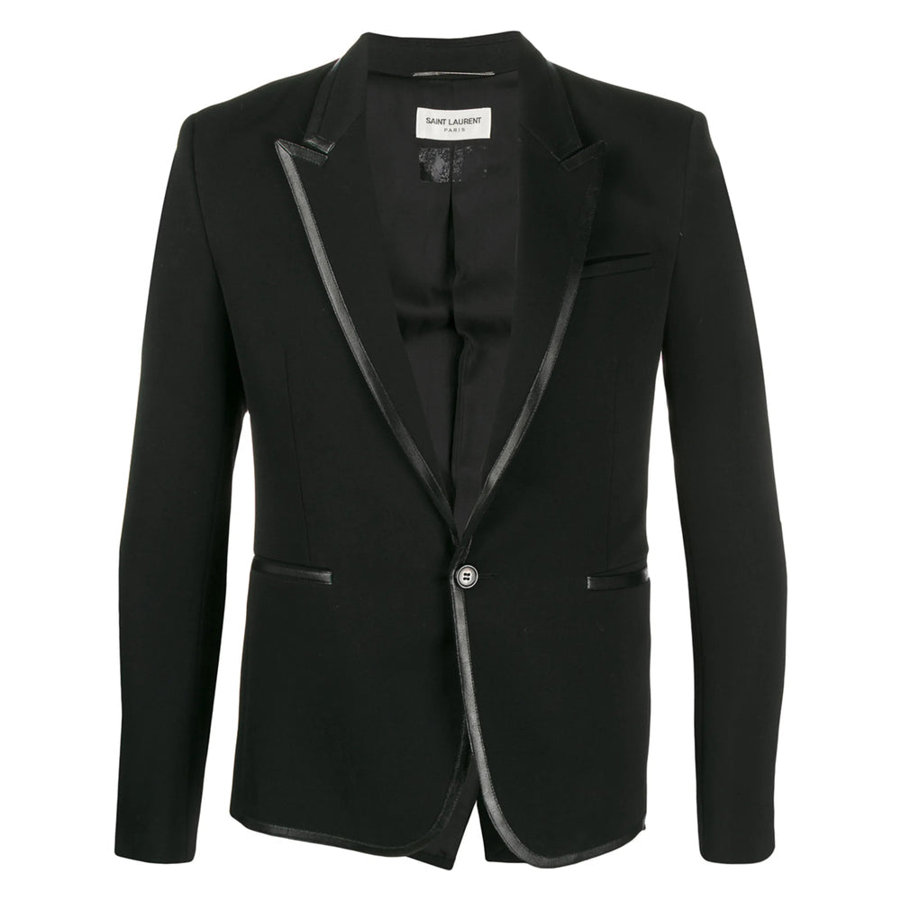 Saint Laurent Black Jackets - Blazers Men by Luosophy