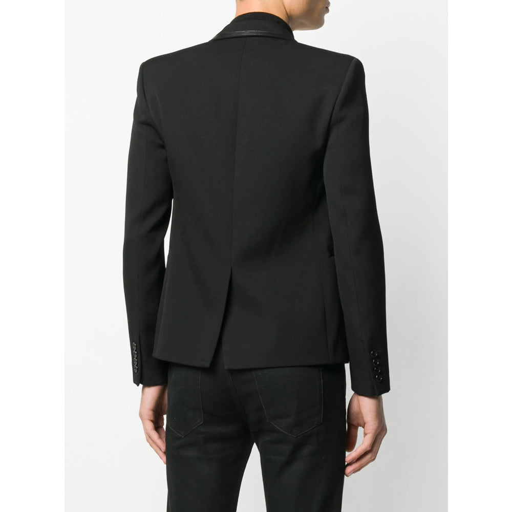 Saint Laurent Black Jackets - Blazers Men by Luosophy