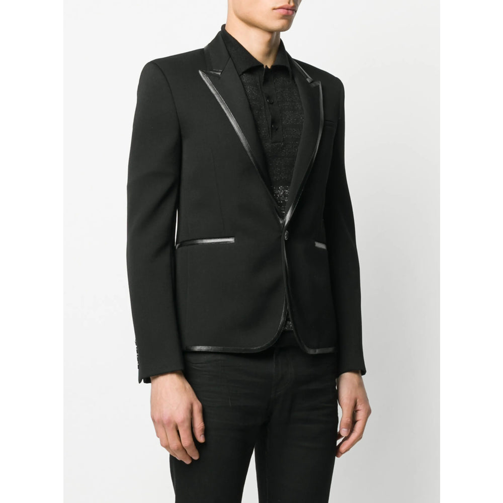 Saint Laurent Black Jackets - Blazers Men by Luosophy