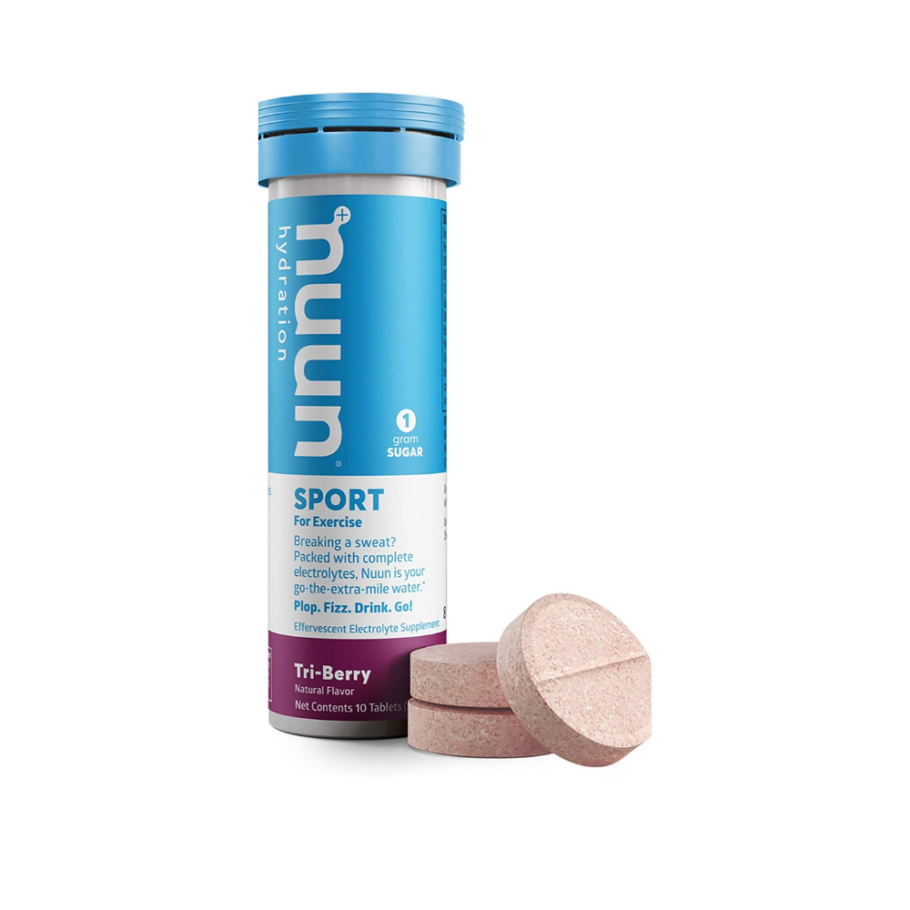 Nuun Sport Hydration, Tri-Berry Flavored, Effervescent Electrolyte Drink Tablets by Pasteur Pharmacy