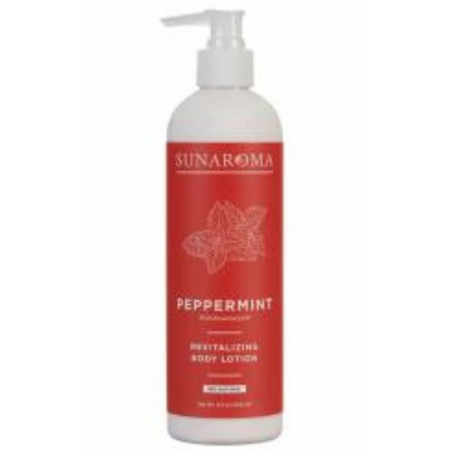 Sunaroma Peppermint Revitalizing Body Lotion Pump, 11.5oz by Pasteur Pharmacy