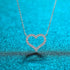 Sparkala™ 925 Sterling Silver Heart Shape Necklace