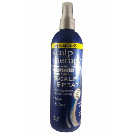 Sulfur 8 Medicated Dandruff Control Scalp Spray 12 Oz by Pasteur Pharmacy